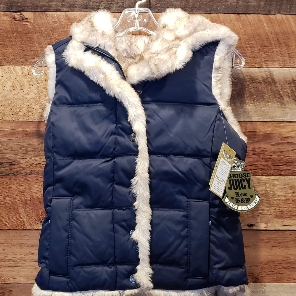 Juicy couture fur vest